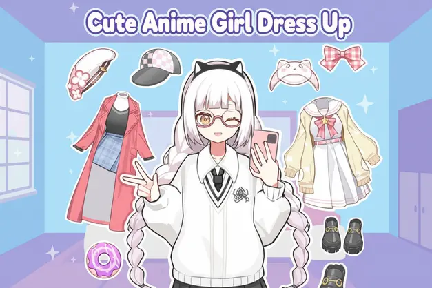 Jeu d'habillage anime kawaii pour enfants