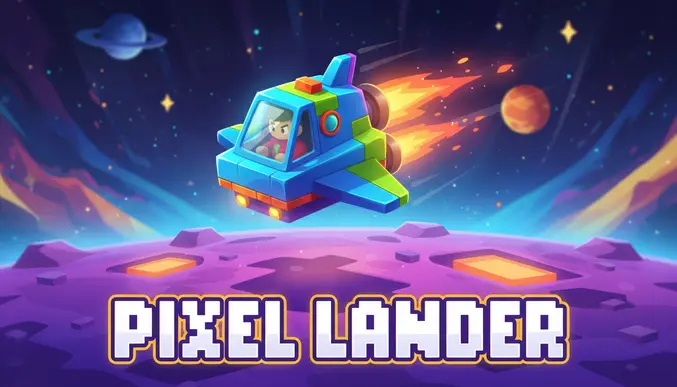 Pixel Lander jeu en ligne