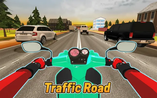 Traffic Road Jeu de Moto